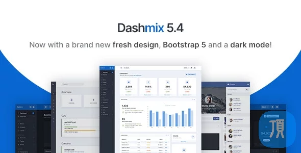 Dashmix v5.4 - Bootstrap 5 Admin Dashboard Template & Laravel 9 Starter Kit