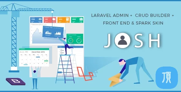 Josh v10.0- Laravel 后台管理模板 + 前端界面 + CRUD 功能