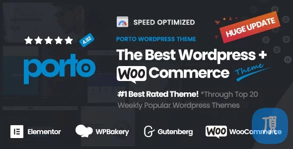 WordPress Woocommerce Theme 响应式WordPress电商网站主题 Porto v6.9.3