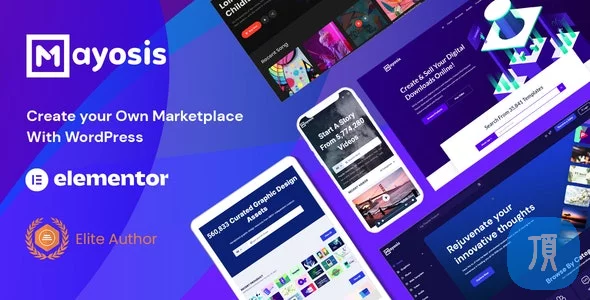 WordPress 数字商店主题 Mayosis v4.5.1