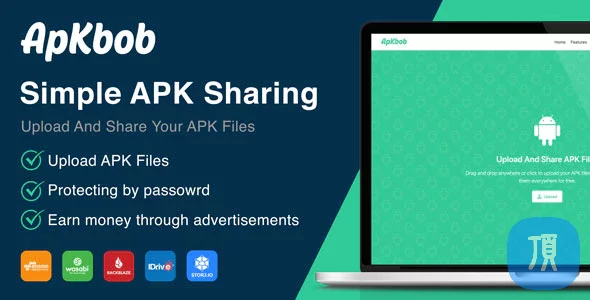 简单的 APK 共享平台 APKbob 网盘 v1.0
