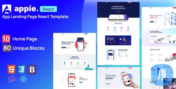 Appie v3.0 - React 应用程序落地页